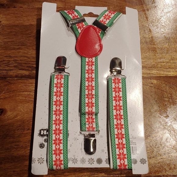 Xmas Suspenders & Bowtie - Picture 2 of 3